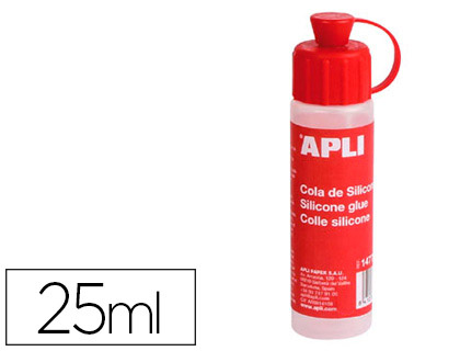 Cola de silicone apli liquida boiao de 25ml Cola de silicone apli liquida boiao de 25ml
