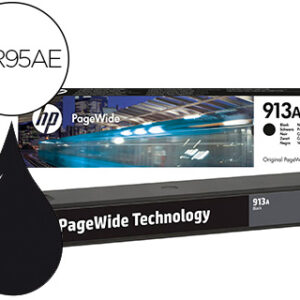 Tinteiro hp 913a pagewide 352 mfp 377 / p57750 / p55250 / 452 / 477 / 552 preto 3.500 pag