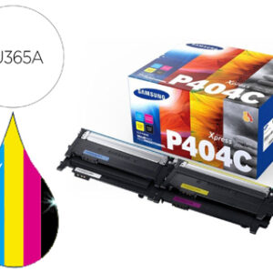 Toner samsung p404c sl c430w / c480 / c480 fn / c480 fw / c480w pack magenta cian amarelo e preto 1.000 pag