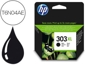 Tinteiro hp n. 303xl envy photo 6230 / 7130 / 7830 cor preto capacidade 600 pag