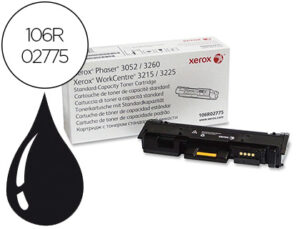 Toner xerox phaser 3260 work center 3225 preto 1500 pag