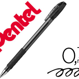 Esferografica pentel bx487 com tampa cor preto