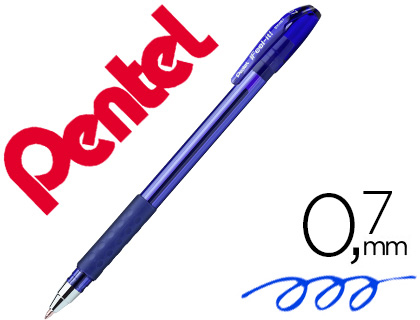 Esferografica pentel bx487 com tampa cor azul Esferografica pentel bx487 com tampa cor azul