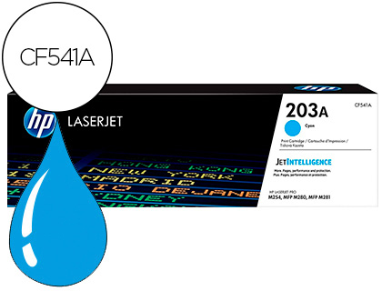 Toner hp 203a laserjet pro m254 / mfp m280 / mfp m281 cian 1300 pag Toner hp 203a laserjet pro m254 / mfp m280 / mfp m281 cian 1300 pag