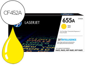 Toner hp 655a laserjet m652 / m653 / mfp m681 / mfp m682 amarillo 10500 paginas