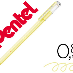 Roller pentel k108 amarelo pastel 0