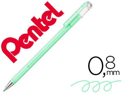 Roller pentel k108 verde pastel 0 Roller pentel k108 verde pastel 0