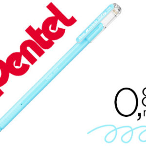 Roller pentel k108 azul pastel 0