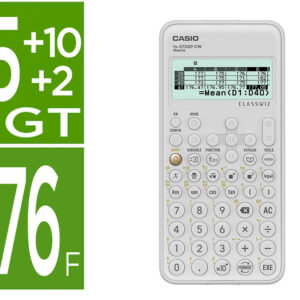 Calculadora casio fx-570spx ii classwiz cientifica 576 funcoes 9 memorias 15+10+2 digitos codigo qr com capa preta - FX-570SPX II CLASSWIZ