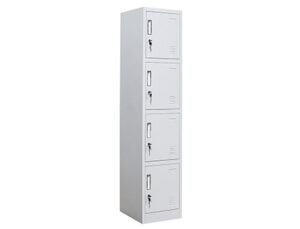 Cacifo metalico sie 4 porta modulo continuacao cinza texturizado 1830x450x380 mm