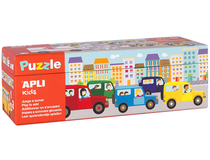 Puzzle apli kids sumas transportes 30 pecas Puzzle apli kids sumas transportes 30 pecas