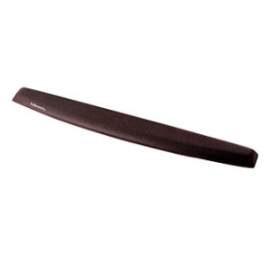 Apoio de pulsos fellowes para teclado espuma memory foam preto 476x50x16 mm