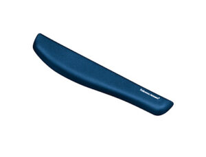 Apoio de pulsos fellowes para teclado foam fusion plush touch azul 25x460x81 mm