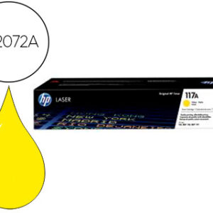 Toner hp 117a laser color 150a / 150nw / 178nw / 178nwg / 179fnw amarelo 700 paginas