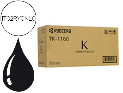Toner kyocera tk-1160 ecosys p2040dn preto 7200 paginas Toner kyocera tk-1160 ecosys p2040dn preto 7200 paginas