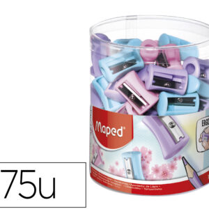 Apara lapis plastico maped vivo 1 uso cores pastel