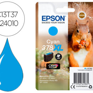 Tinteiro epson 378 xl expression home xp-8605 / 8606 / xp-15000 / xp-8500 / 8505 cian 830 pag