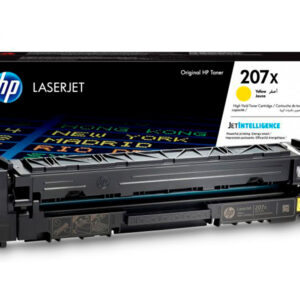 Toner hp 207x color laserjet pro m282nw / m283fdn / m283fdw amarelo 2.450 paginas