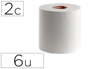 Papel seca mãos dahi 2 capas celulose lisa 210 mm x 150 mt pack de 6 rolos - DJQ42126