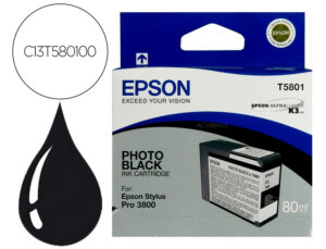 Tinteiro epson stylus pro-3800/3880 preto photo (80ml)