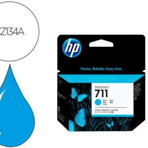 Tinteiro hp designjet t120/t520 cian n 711 pack 3/1000 paginas