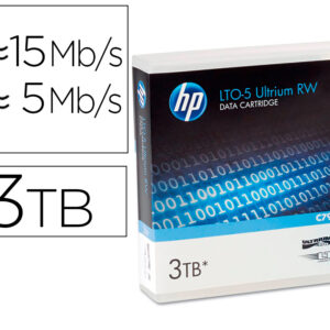 Fita de dados hp lto ultrium 5 3tb/1000 paginas
