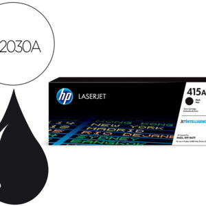 Toner hp 415a para hp color laserjet pro m454 mfp m479 preto 2400p