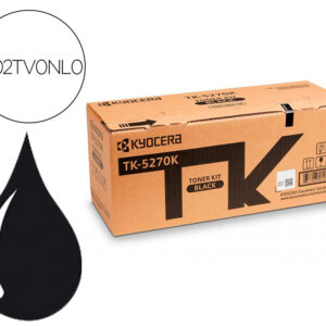Toner kyocera tk5270k preto para ecosys m6230 / 6630cidn