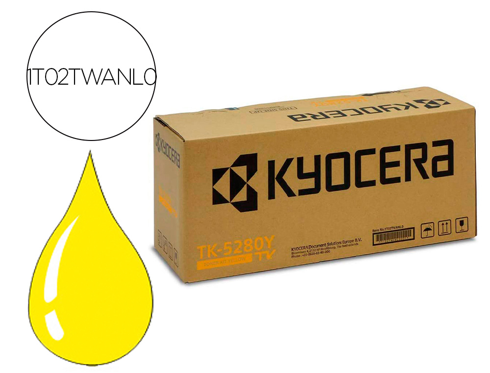 Toner kyocera tk5280y amarelo para ecosysm6235 / 6635cidn Toner kyocera tk5280y amarelo para ecosysm6235 / 6635cidn