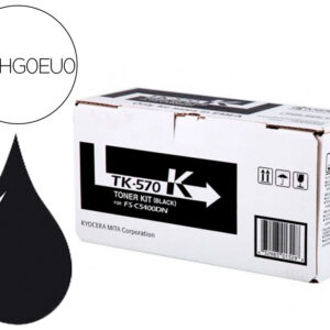 Toner kyocera toner laser tk500k para fs-5400 preto tk-570k