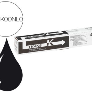 Toner kyocera mita fsc-/8020mcp / 8025mcp / c8520 / c8525 laser preto tk895k