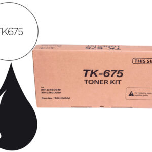 Toner kyocera -mita km-2560 preto tk-675