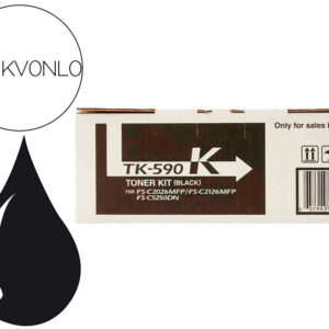 Toner kyocera tk-5195c -mita preto tk590k