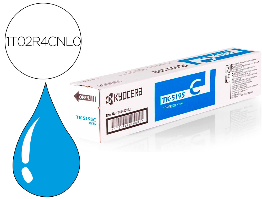Toner tk-5195c kyocera 1t02r4cnl0 / cyan Toner tk-5195c kyocera 1t02r4cnl0 / cyan