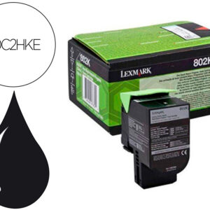 Toner laser lexmark 80c2hke preto 4000 paginas