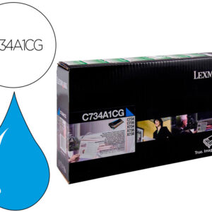 Toner laser lexmark c734 cian 6000 paginas