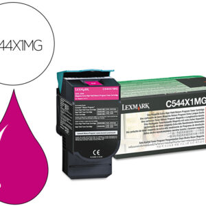 Toner lexmark laser c544 / x544 c544x1mg magenta 4000 paginas