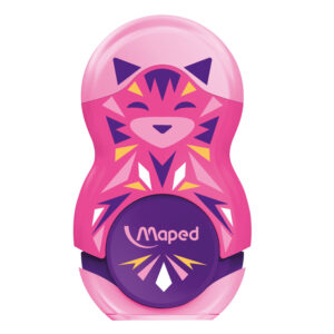 Apara lapis plastico maped 1 uso com boracha loopy mini cute