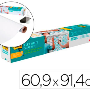Quadro branco post-it super sticky flex rolo adesivo removivel 60