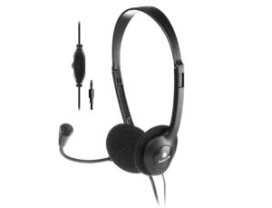 Auricular ngs ms 103 pro microfone e controlo de volume diadema ajustavel jack 3