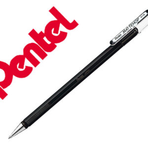 Roller gel pentel k110 mattehop cor preto ponta de 1 mm
