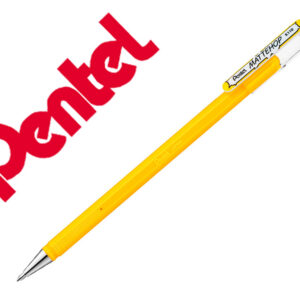 Roller gel pentel k110 mattehop cor amarelo ponta de 1 mm