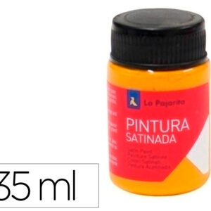 Pintura latex la pajarita acetinada l-31 frasco 35 ml abobora