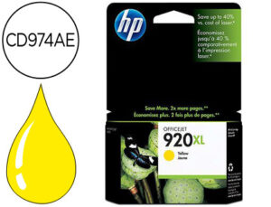 Tinteiro hp 920xl amarelo 700pag officejet/920/6500