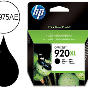 Tinteiro hp 920xl preto 1200pag officejet/920/6500