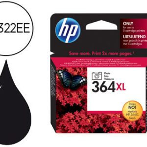 Tinteiro hp 364xl preto foto photosmart premium - c309a / series c5300 / c6300 / b8500/d5400 -290 fotografias-