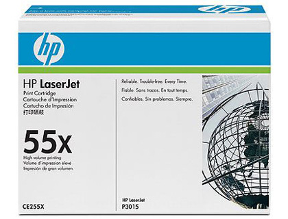 Toner hp 55x preto -12500pag p3015x Toner hp 55x preto -12500pag p3015x