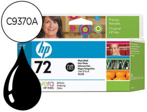 Tinteiro hp 72 preto foto designjet t610/1100 130ml