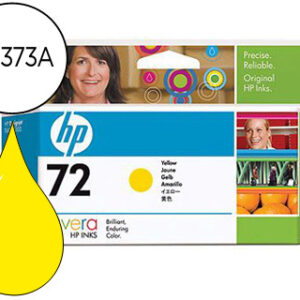 Tinteiro hp 72 amarelo foto designjet t610/1100 130ml