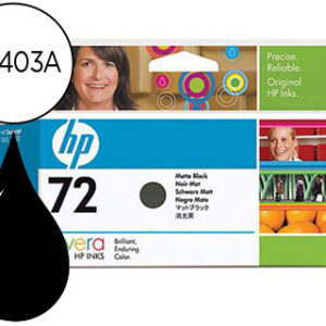 Tinteiro hp 72 preto mate designjet t610/1100 130ml